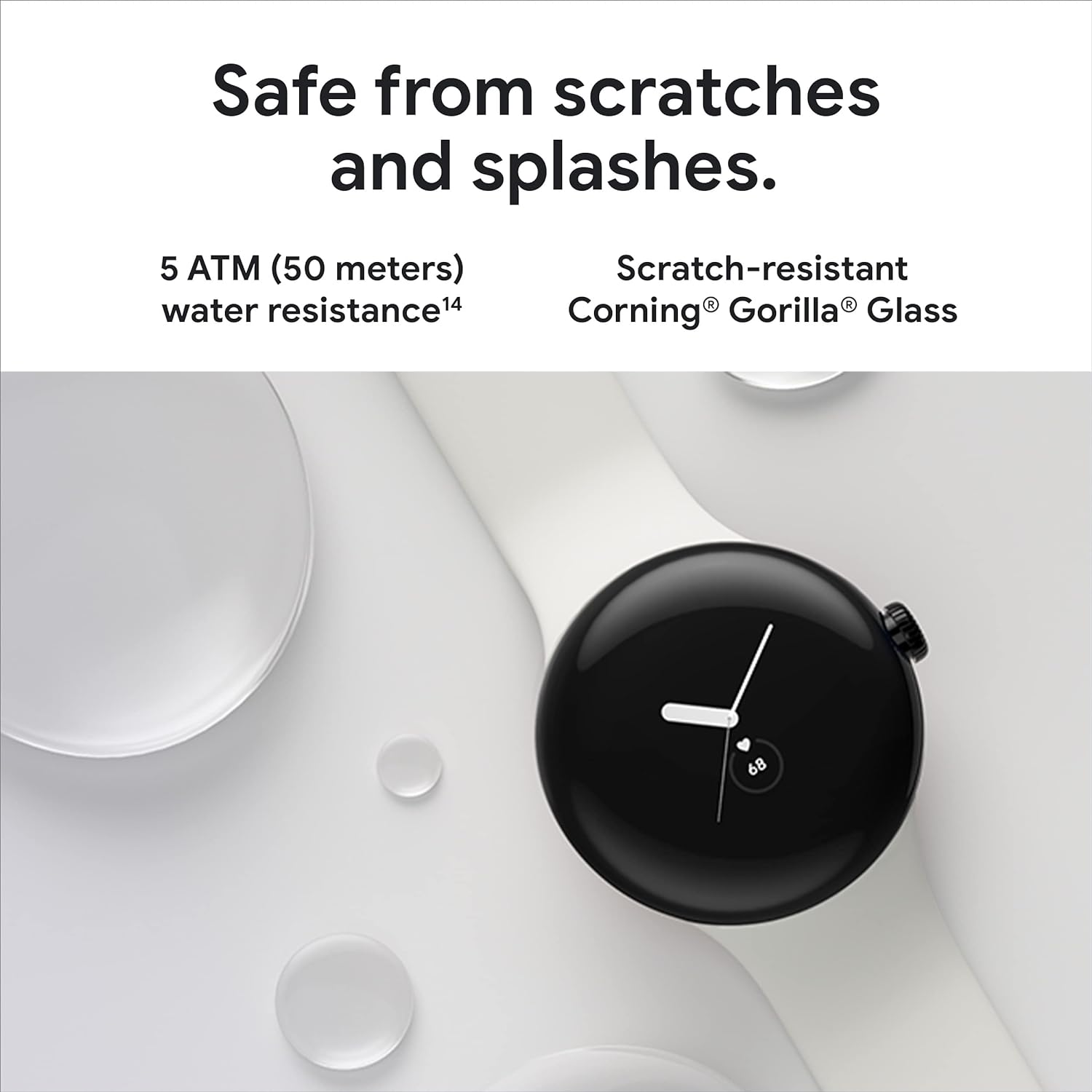 Google Pixel Watch Matte Black Case/Obsidian Active Band (Parallel Import) - Image 5