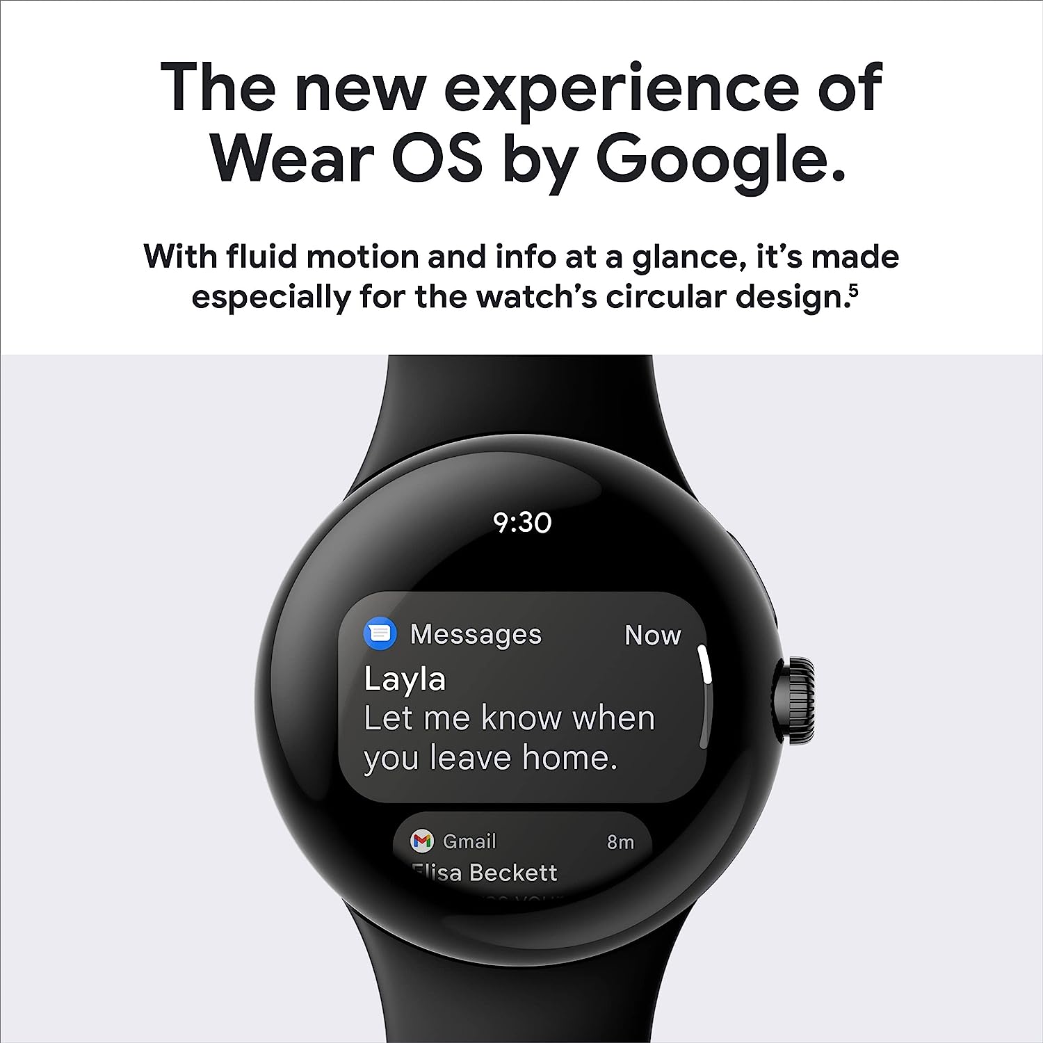Google Pixel Watch Matte Black Case/Obsidian Active Band (Parallel Import) - Image 4