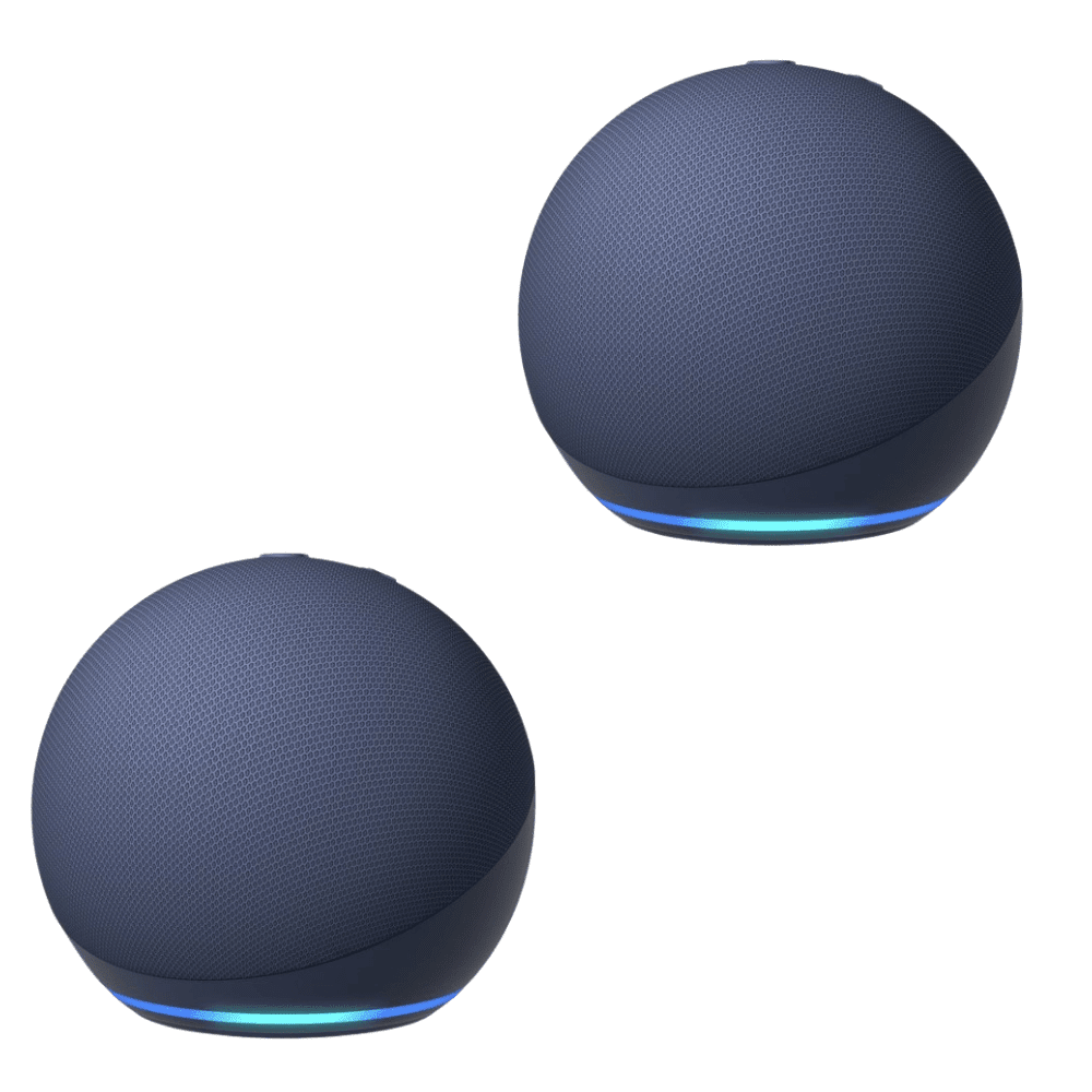 2 x Amazon - Echo Dot 5th Gen - Deep Sea Blue (Parallel Import)