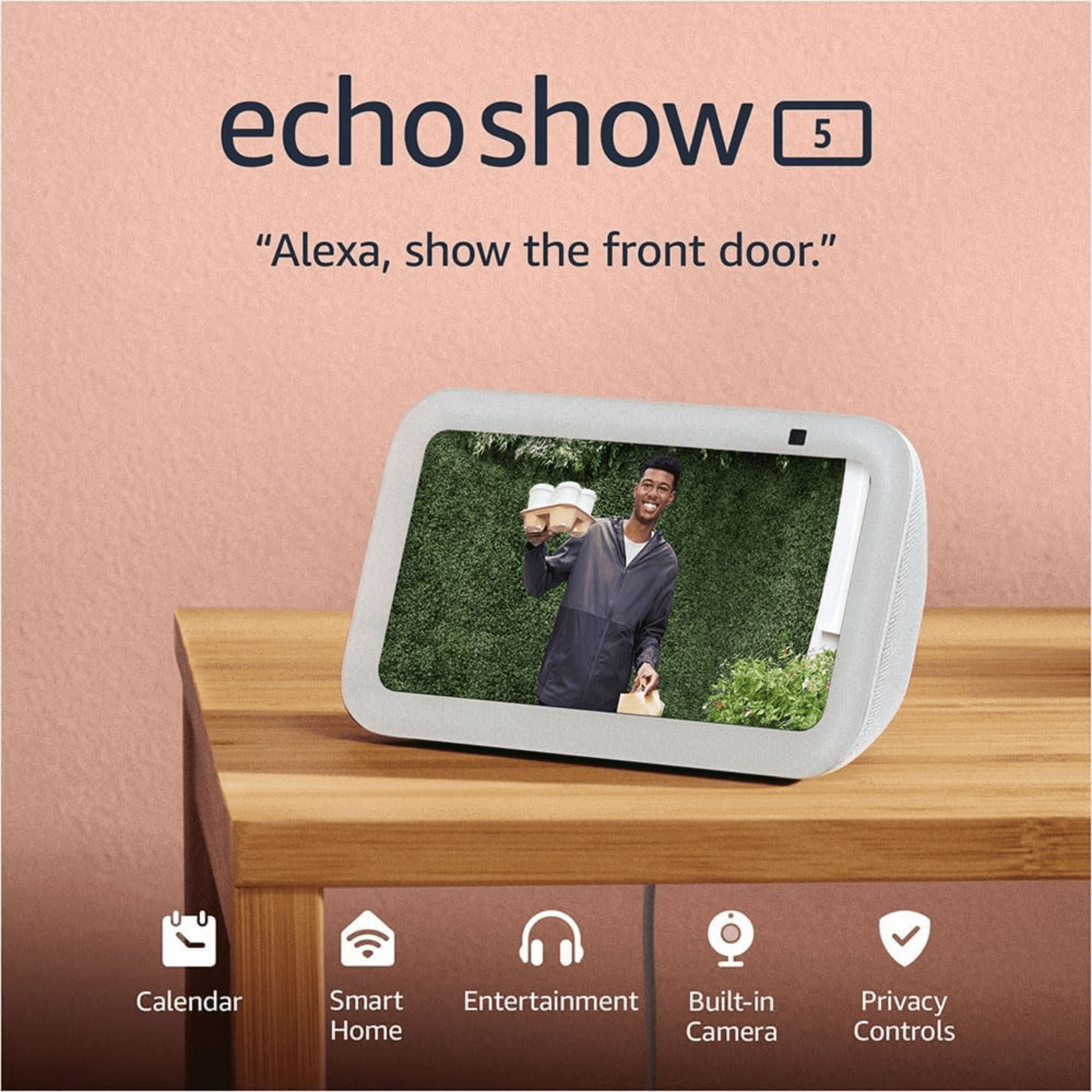 Amazon - Echo Show 5 (3rd Gen, 2023 release) | Smart display with Alexa and 2 MP camera | White - Image 2