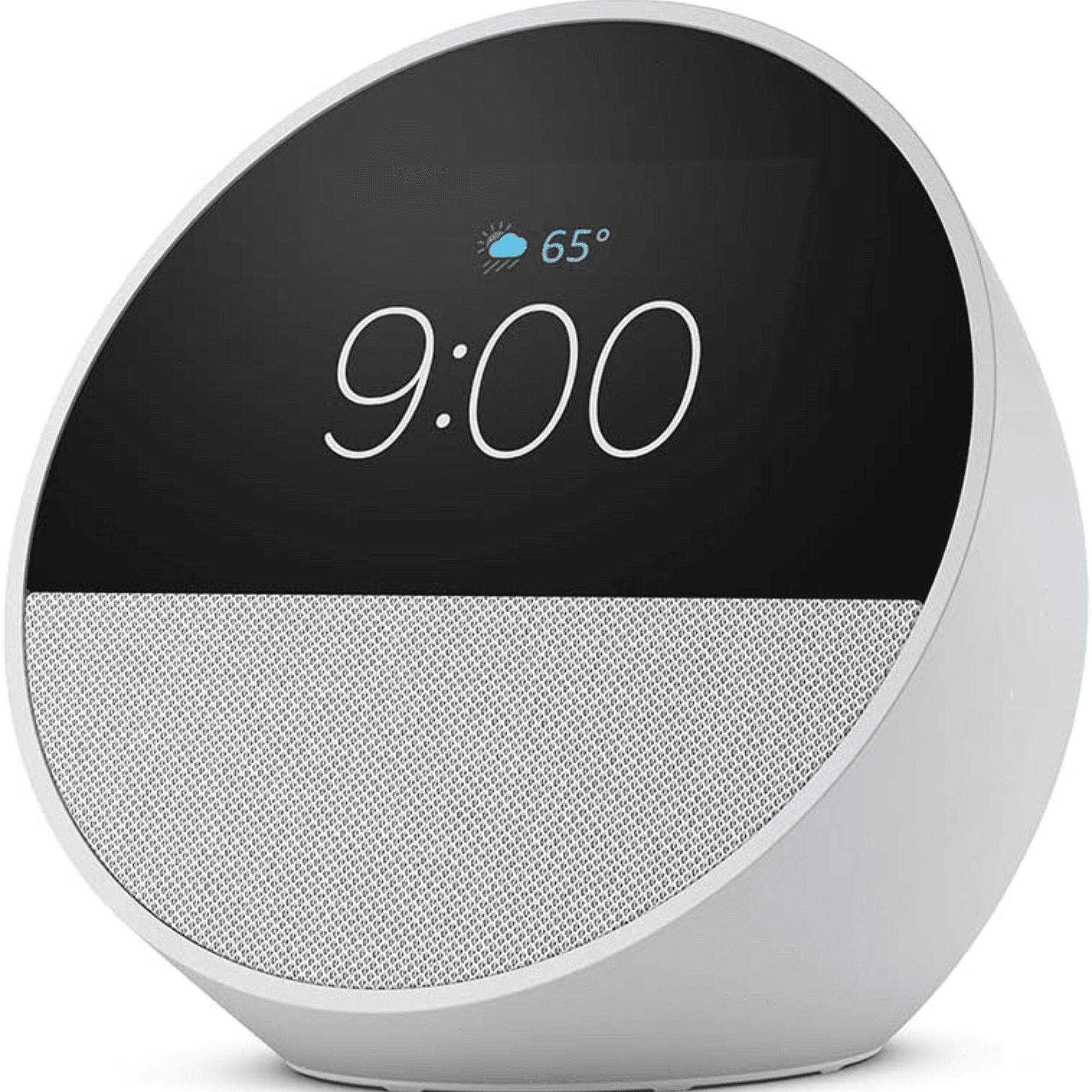 【新品未開封】Echo Spot with Alexa ホワイト Amazon - Echo Spot (2024 release) - Glacier White (Parallel Import