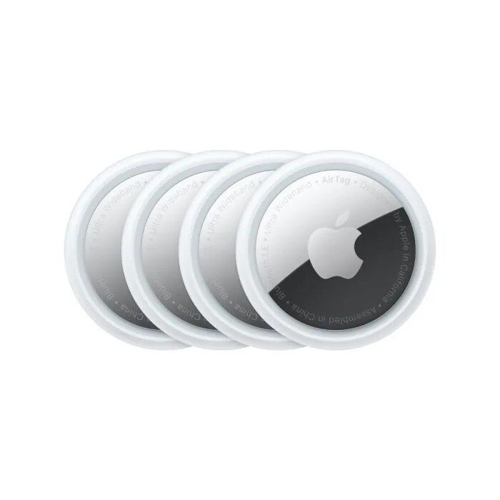 Apple - AirTag (4-Pack) - Silver (Parallel Import){Damaged packaging}